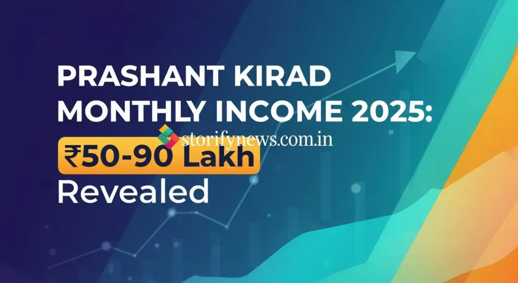 Prashant Kirad Monthly Income 2025: ₹50-90 Lakh Revealed